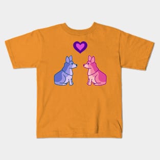 Corgis In Love Kids T-Shirt